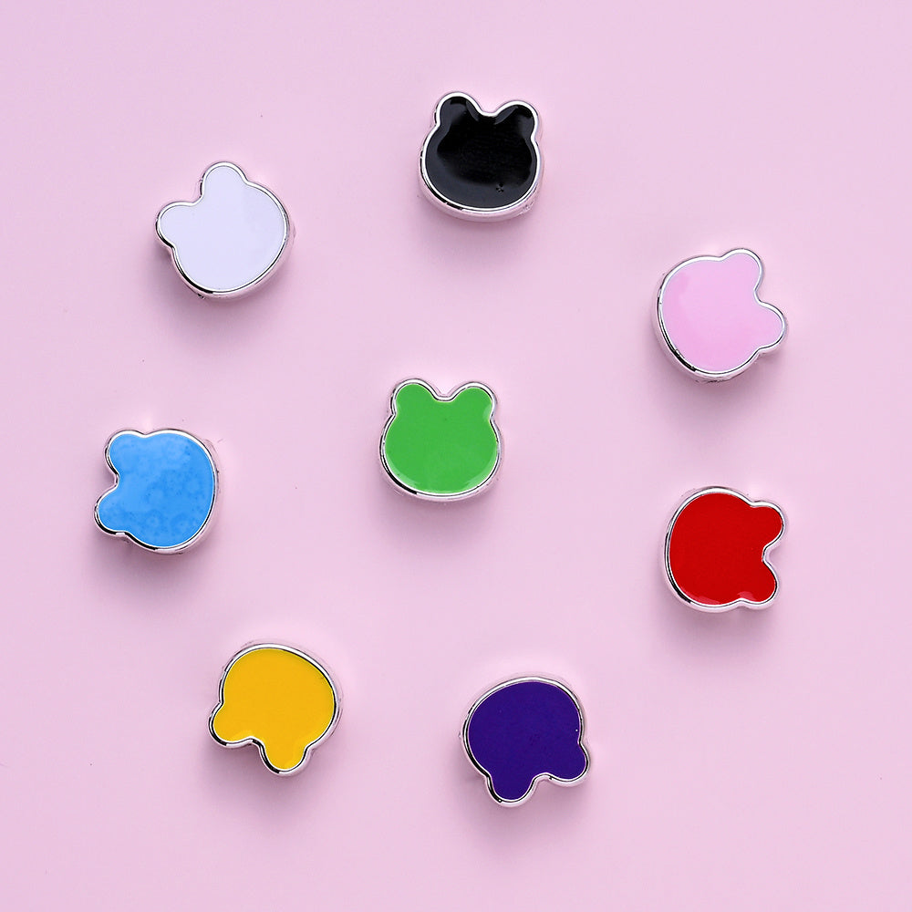 10mm Bear-Shaped Plastic Spacer Beads