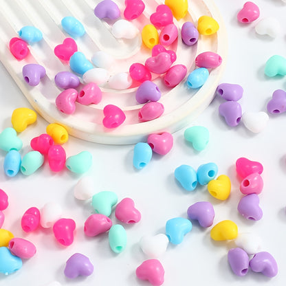 4 Colors Mix Flat Round Silicone Spacer Beads