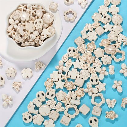30g Natural Turquoise Beads Assortment