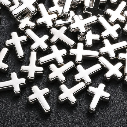 Colorful Cracked Acrylic Bow Beads