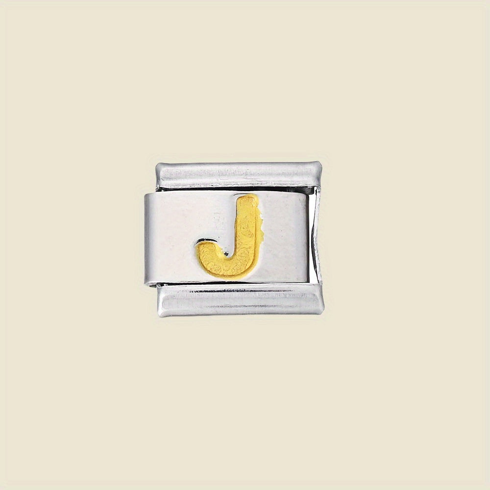 1pc 9x10mm A-Z Letter Link Module Bead