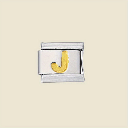 1pc 9x10mm A-Z Letter Link Module Bead