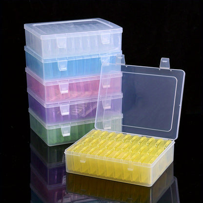 Transparent Beads Storage Box Set