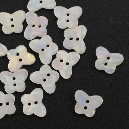 13mm AB Colorful Butterfly Resin Button Beads
