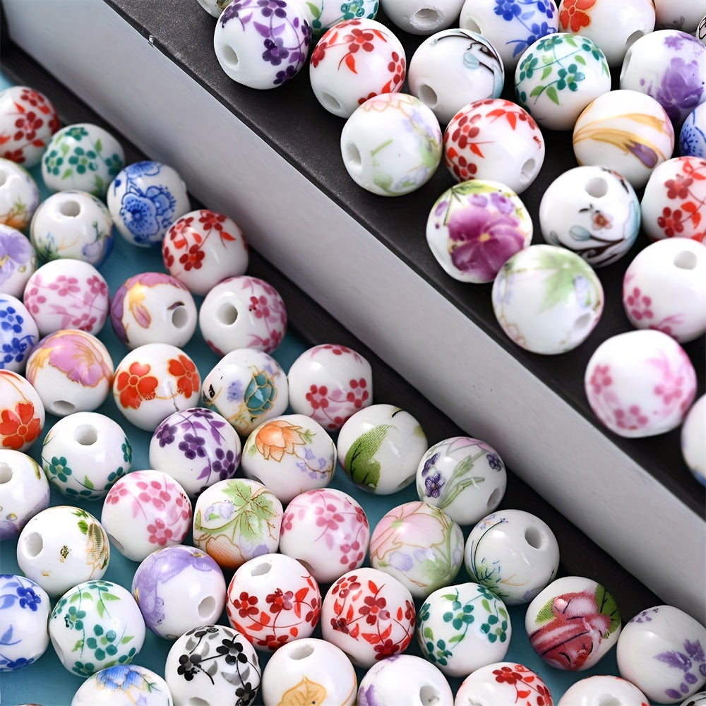 Luminous Acrylic Heart and Star Spacer Beads