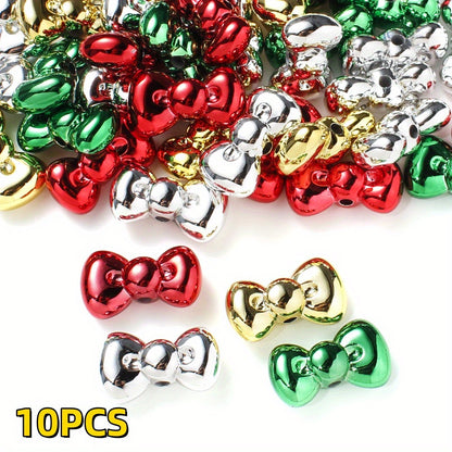 15x26mm Christmas Bow Acrylic Beads
