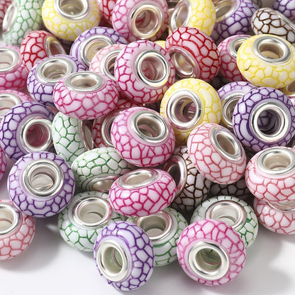Frosted Horizontal Hole Rabbit Acrylic Beads