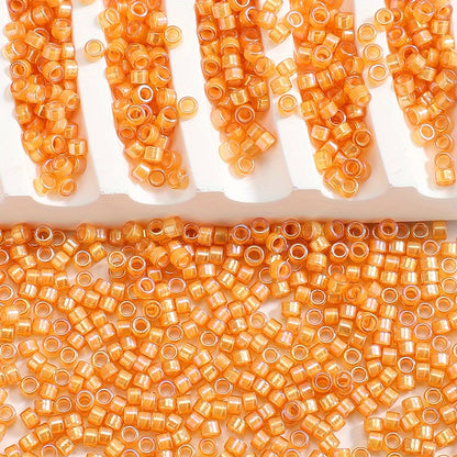 2.5mm Antique Golden Glass Rice Beads