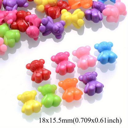 Glitter Cylinder Acrylic Spacer Beads
