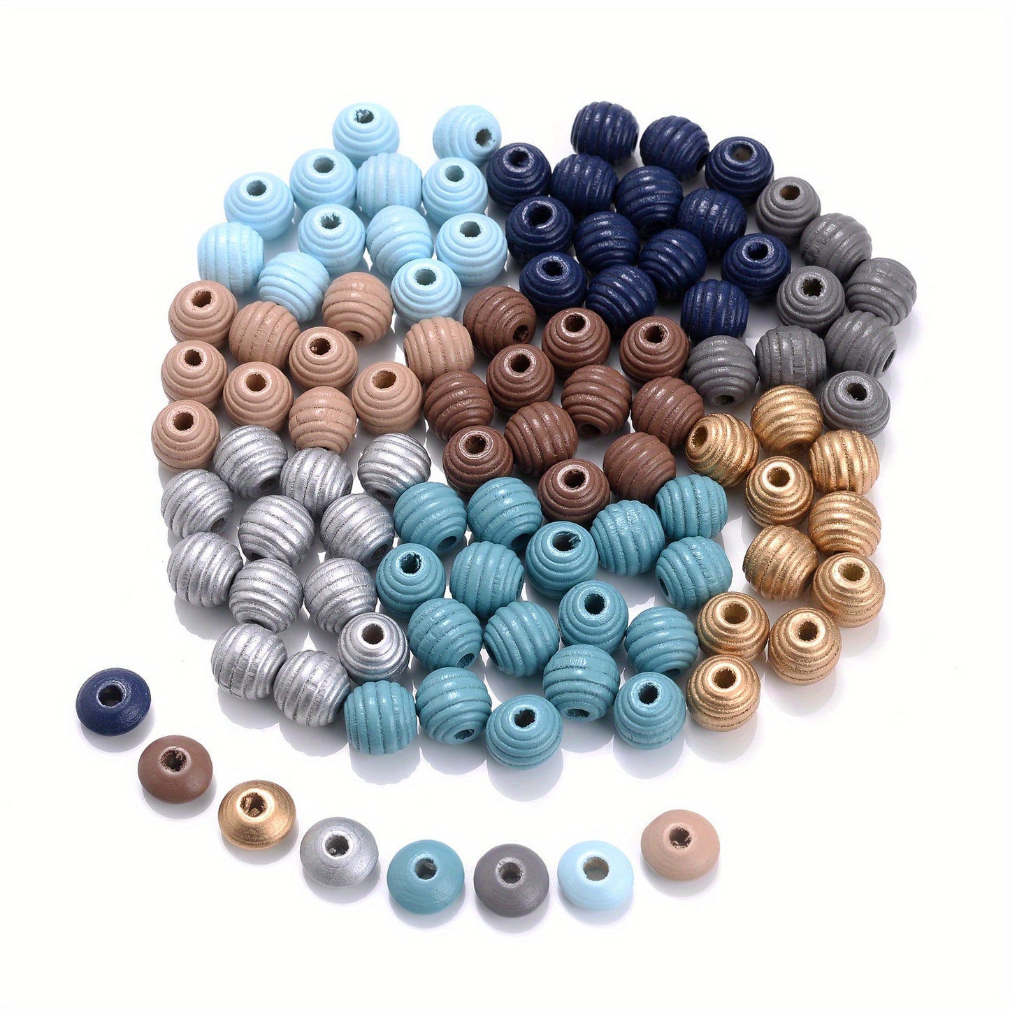 20-Piece Shiny Love Valentine's Sphere Flatback Decorative Beads