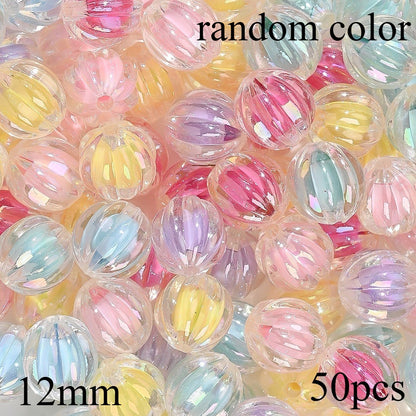 Acrylic Pumpkin Beads