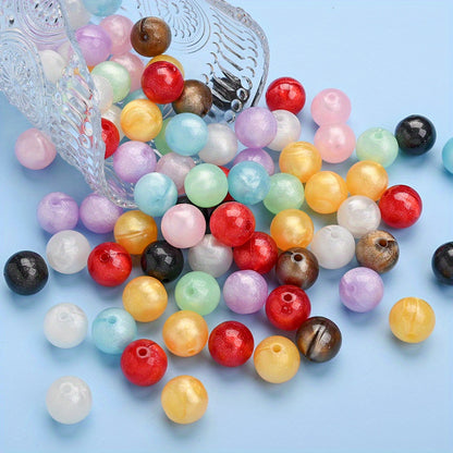 16mm Fine Flash Acrylic Round Beads