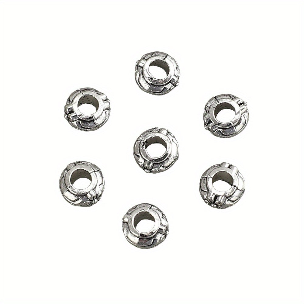 3×6mm Zinc Alloy Flower Spacer Beads