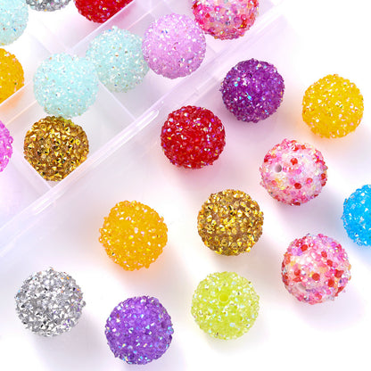 20mm Rhinestone Ball Beads