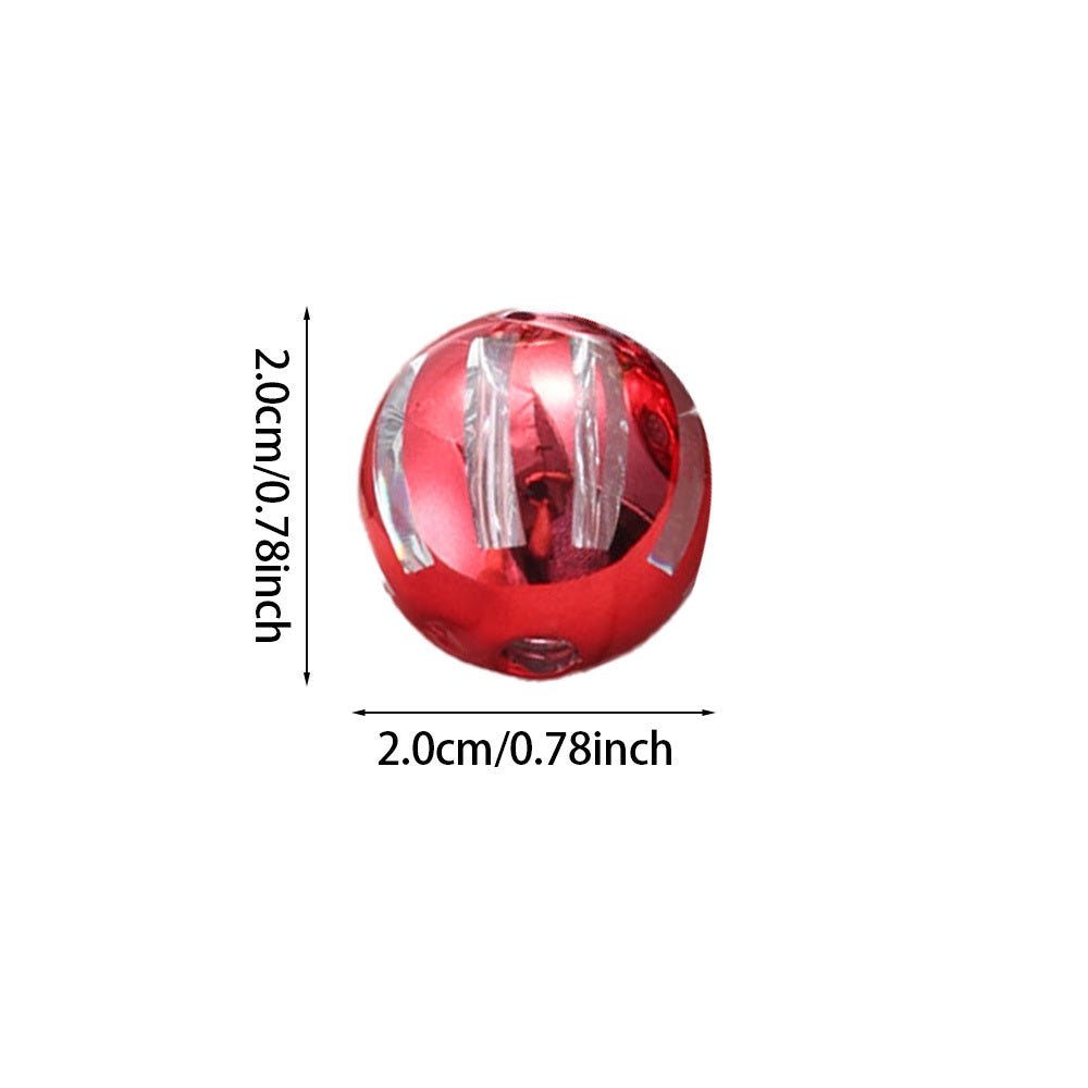 Colorful Imitation Pearl Acrylic Round Spacer Beads