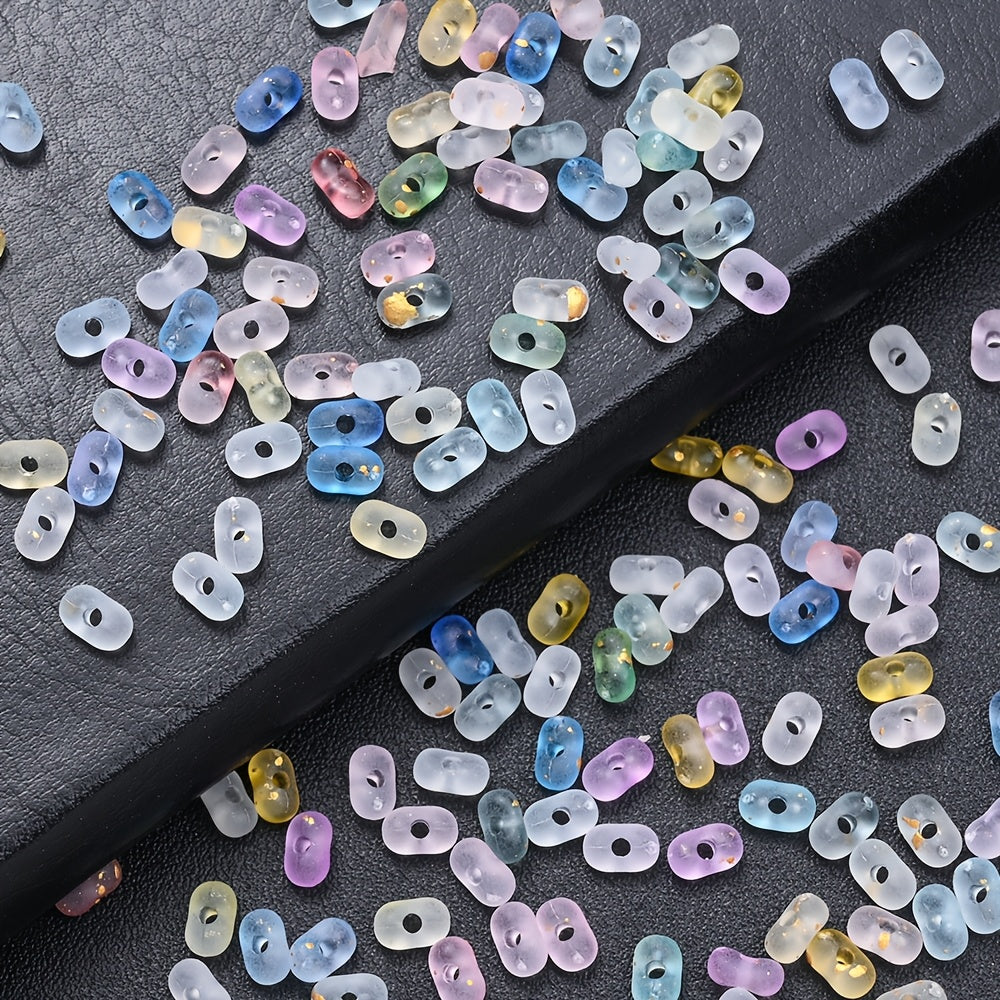 Mixed AB Gradient Sparkling Butterfly Acrylic Spacer Beads