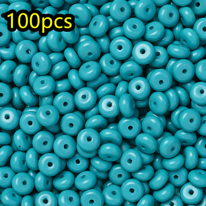 Macaron Glass Safety Buckle Beads