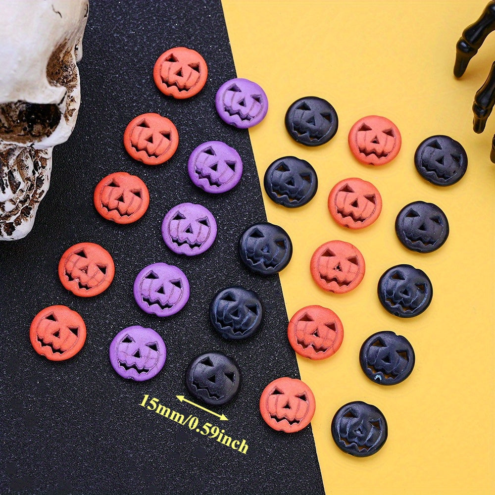 15mm Evil Pumpkin Acrylic Beads