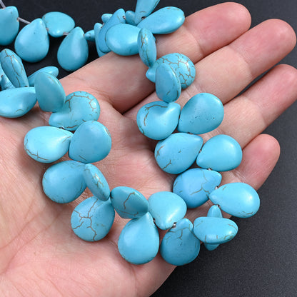 30x50mm Waterdrop Turquoise Beads
