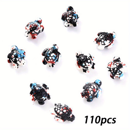 Sea Turtle Stone Spacer Beads