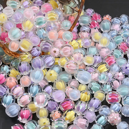 Acrylic Pumpkin Beads