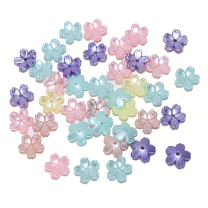 Pentagram Acrylic Round Spacer Beads
