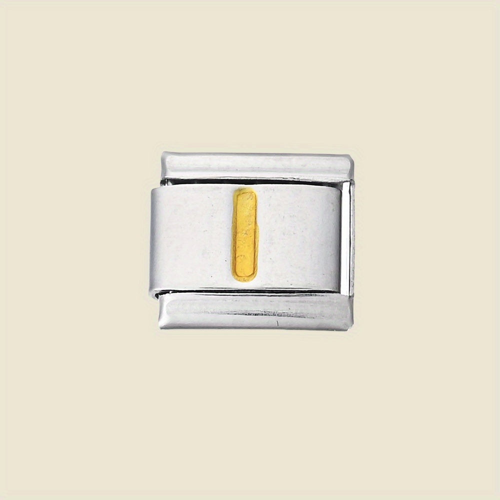 1pc 9x10mm A-Z Letter Link Module Bead
