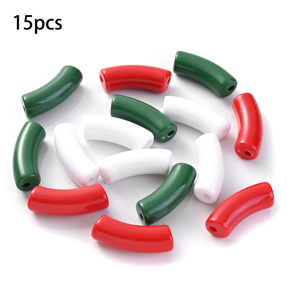 15-500pcs Christmas Acrylic Beads