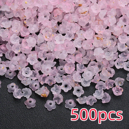12mm Ivory White Heart Acrylic Beads