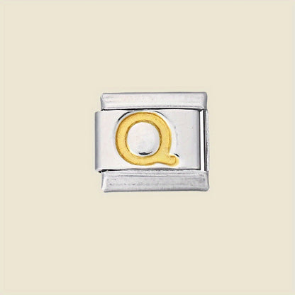 1pc 9x10mm A-Z Letter Link Module Bead