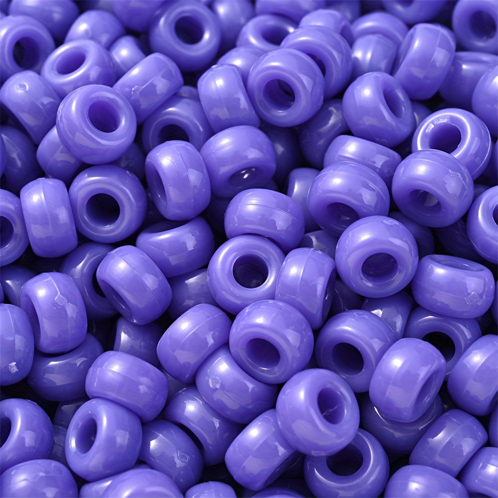 Black and White Plum Blossom Acrylic Spacer Beads