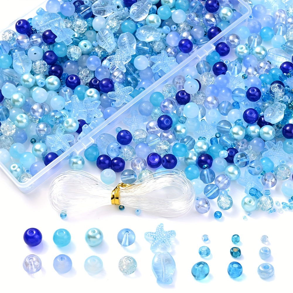 Colorful Glass Beads Set