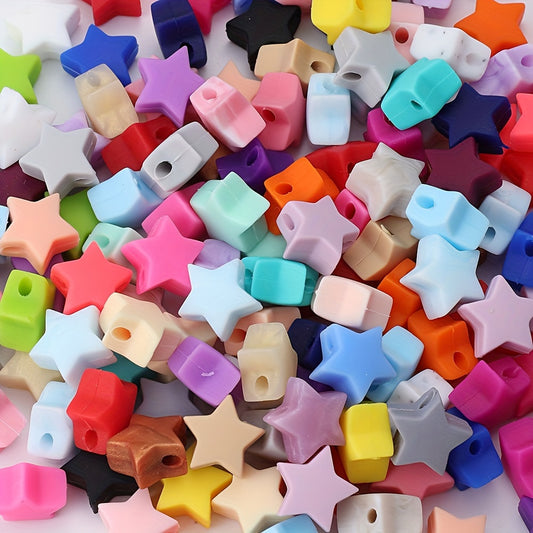 10pcs 13x14mm Star Silicone Beads