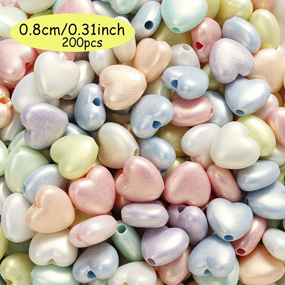 10/20/30/50/100/200pcs Macaron Color Acrylic Beads