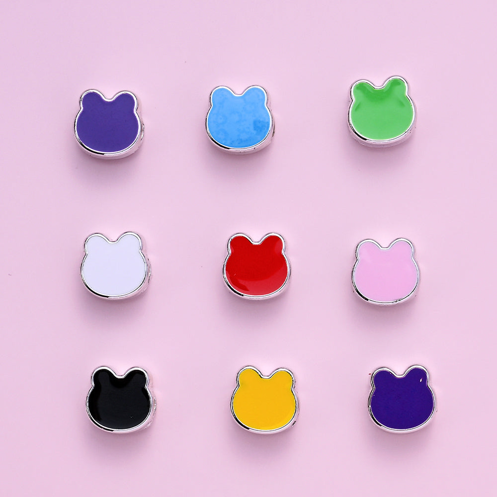 10mm Bear-Shaped Plastic Spacer Beads