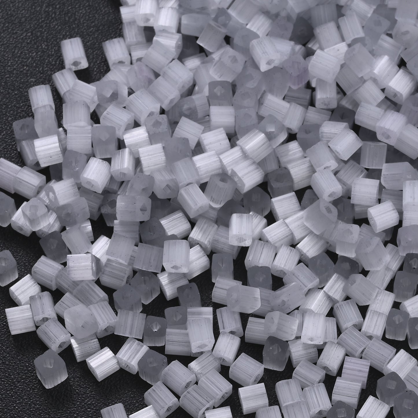 200Pcs Square Glass Beads For Jewelry Making 4MM Seed Beads & Beads Assortments DIY Handmade Bracelet Necklace Crafts Accessories