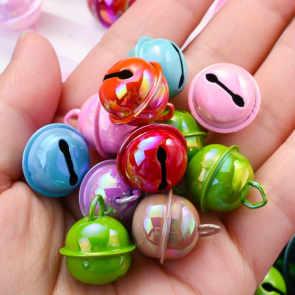17x19mm Christmas Iron Jingle Bell Beads