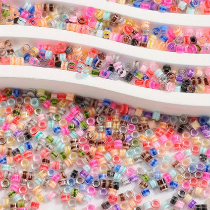 Christmas Mix Acrylic Spacer Beads