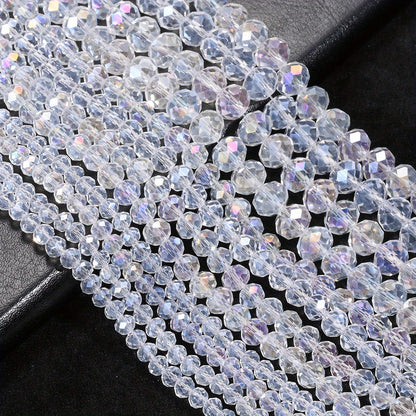Resin AB Shiny Rhinestone Spacer Beads