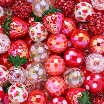 Strawberry Series Acrylic Beads Kit