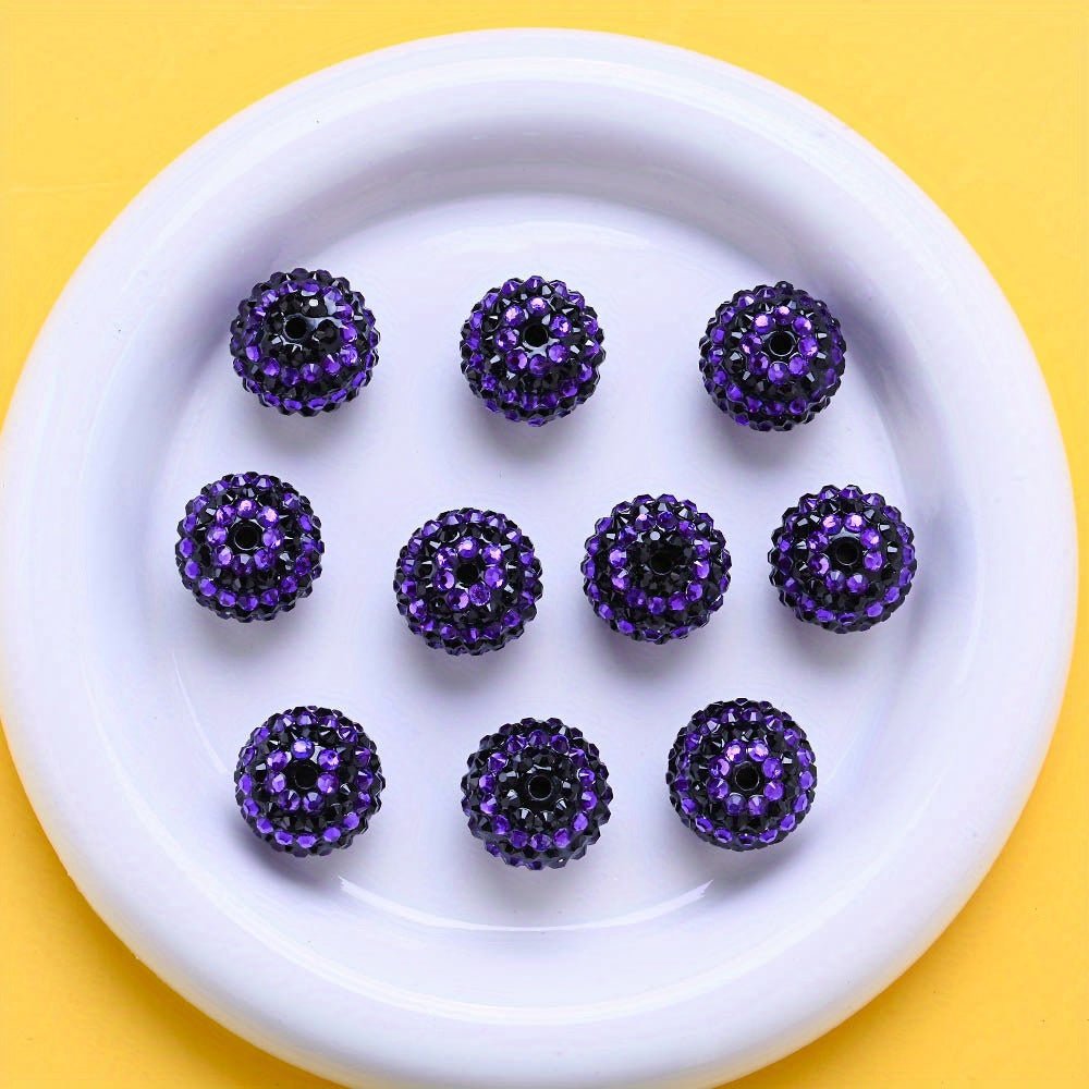 20mm Halloween Rhinestone Ball Beads