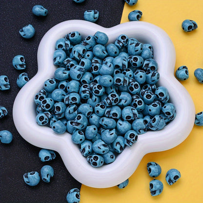 11x13mm Halloween Skull Acrylic Beads