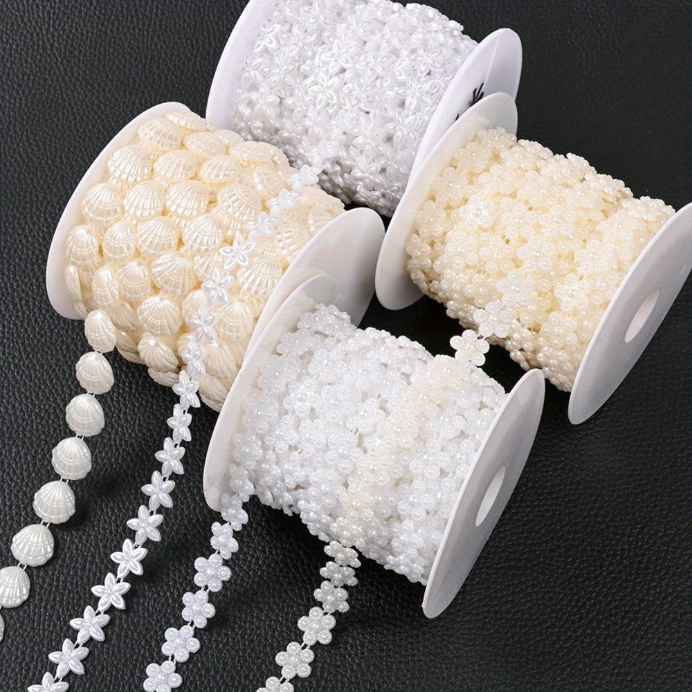 2M Faux Pearl Shell Garland Strand