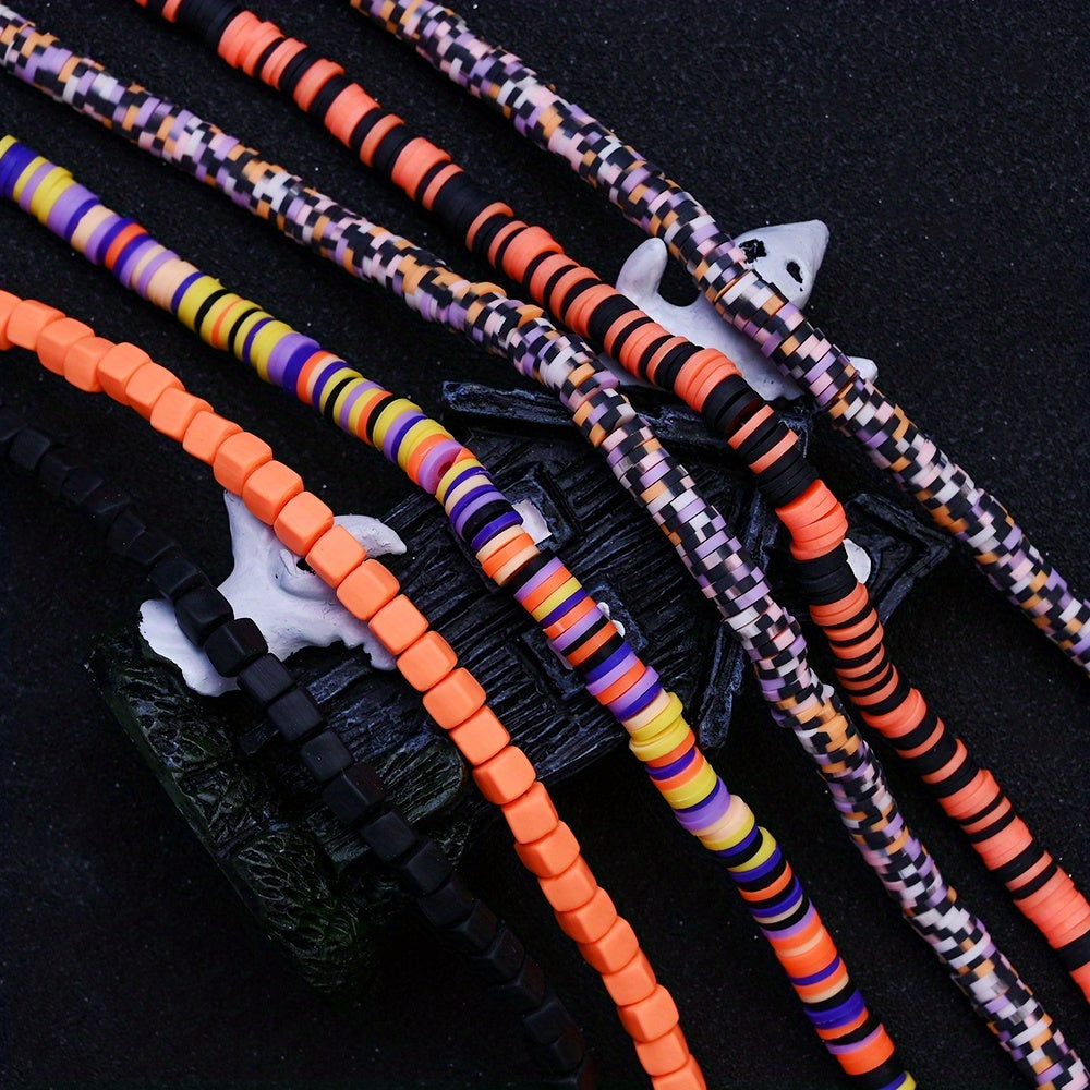 6mm Halloween Clay Slice Beads