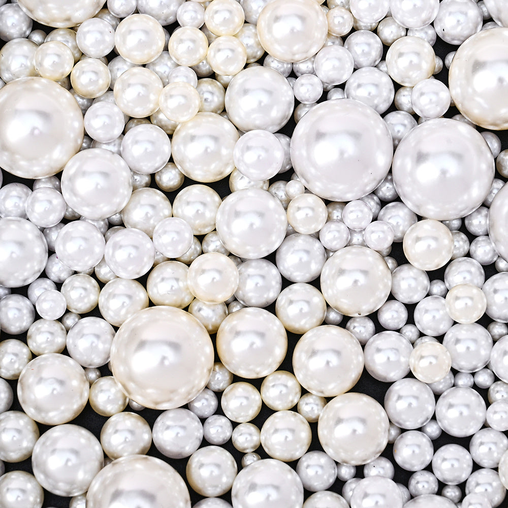 3300pcs 4-20mm Artificial Pearl Beads
