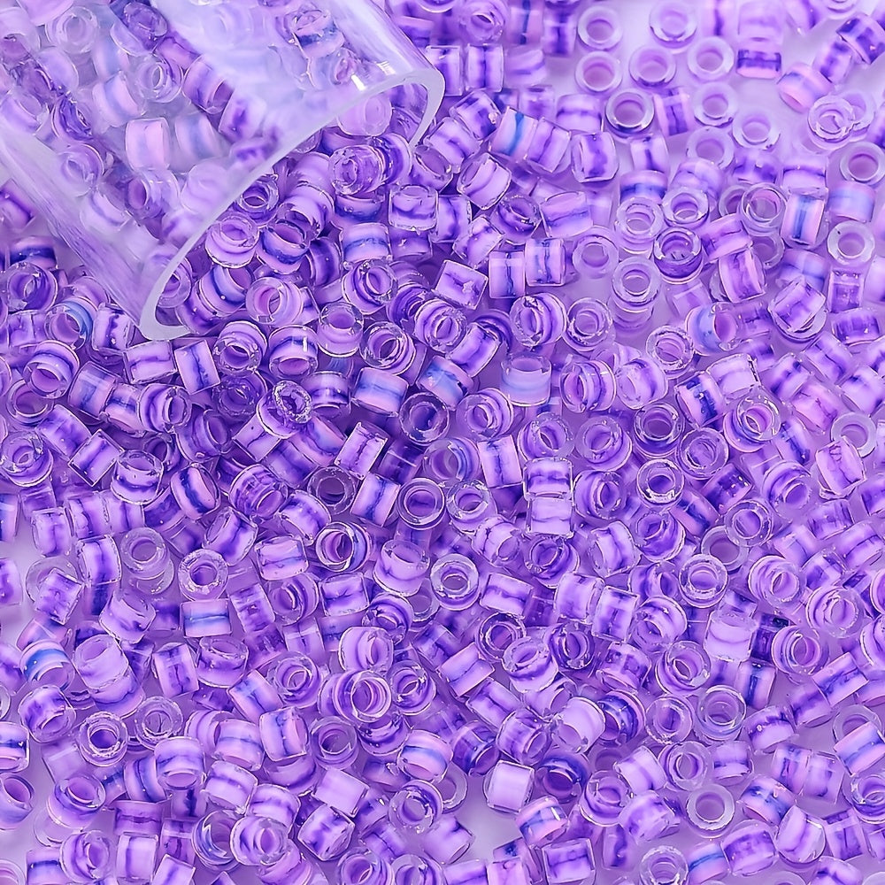 2.5mm Transparent Glass Rice Beads