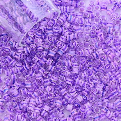 2.5mm Transparent Glass Rice Beads