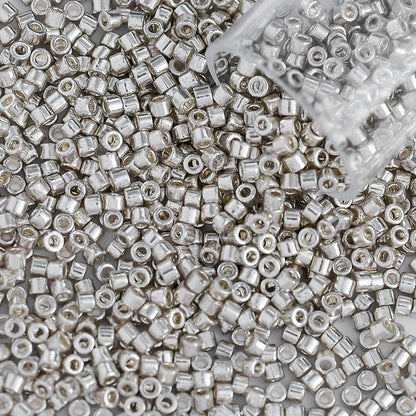 2mm Antique Color Glass Tube Beads