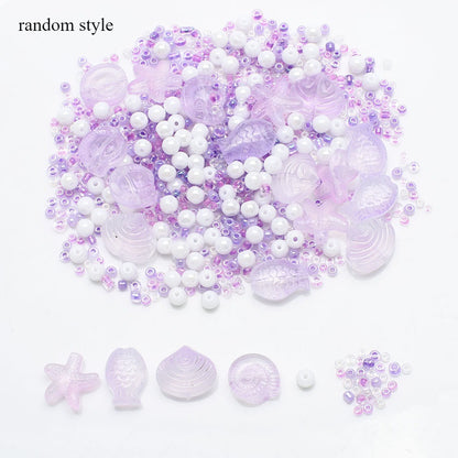 49g Ocean Series Glass Bead Assortment