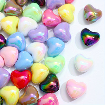 19×22mm Big Heart Acrylic Beads